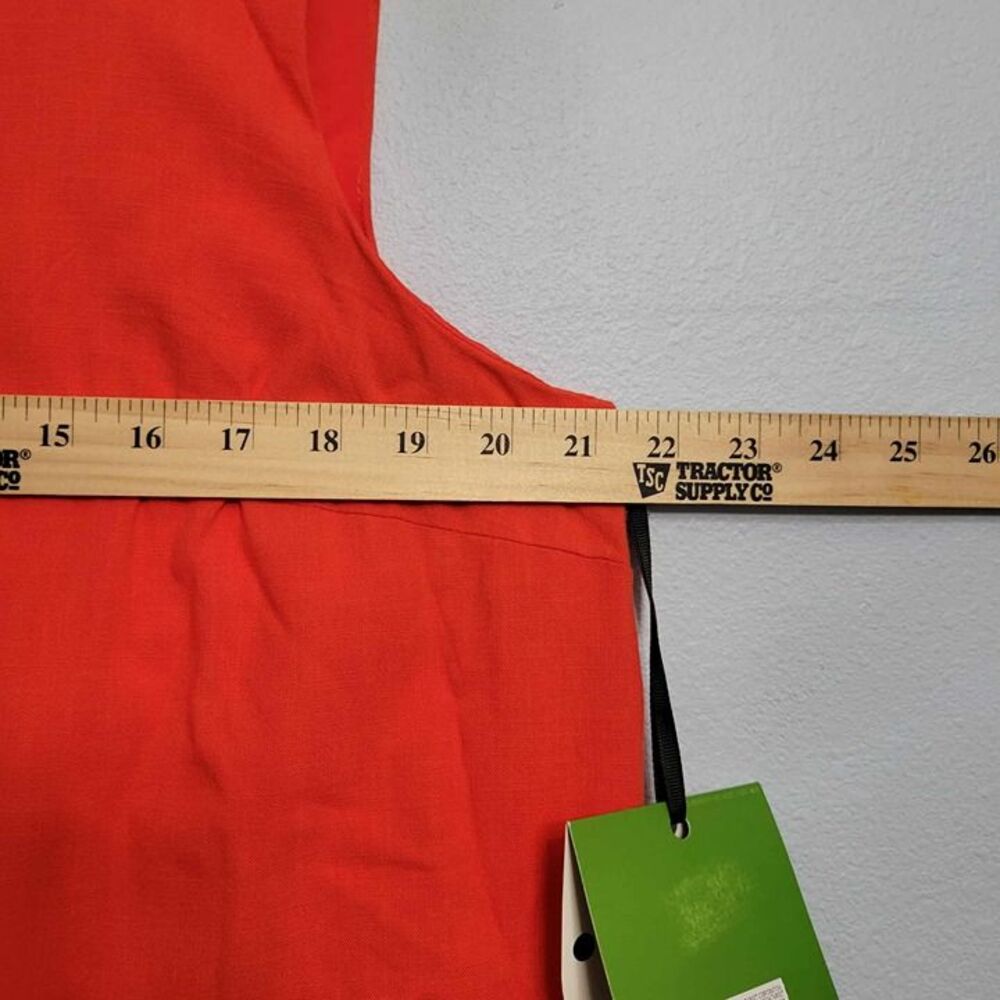 Kate Spade Bright Orange Sleeveless Mini Dress - Picture 8 of 9